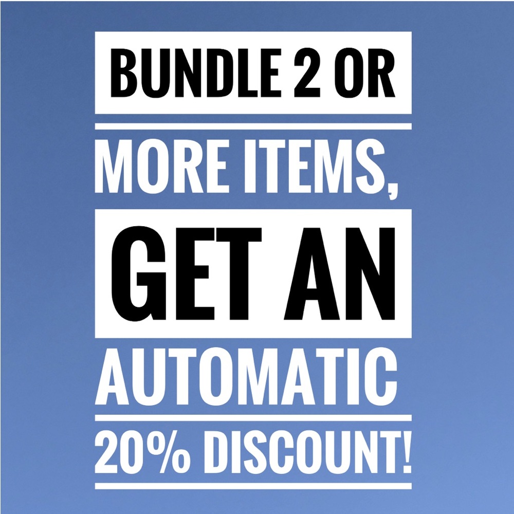 Bundle 2, Save 20%